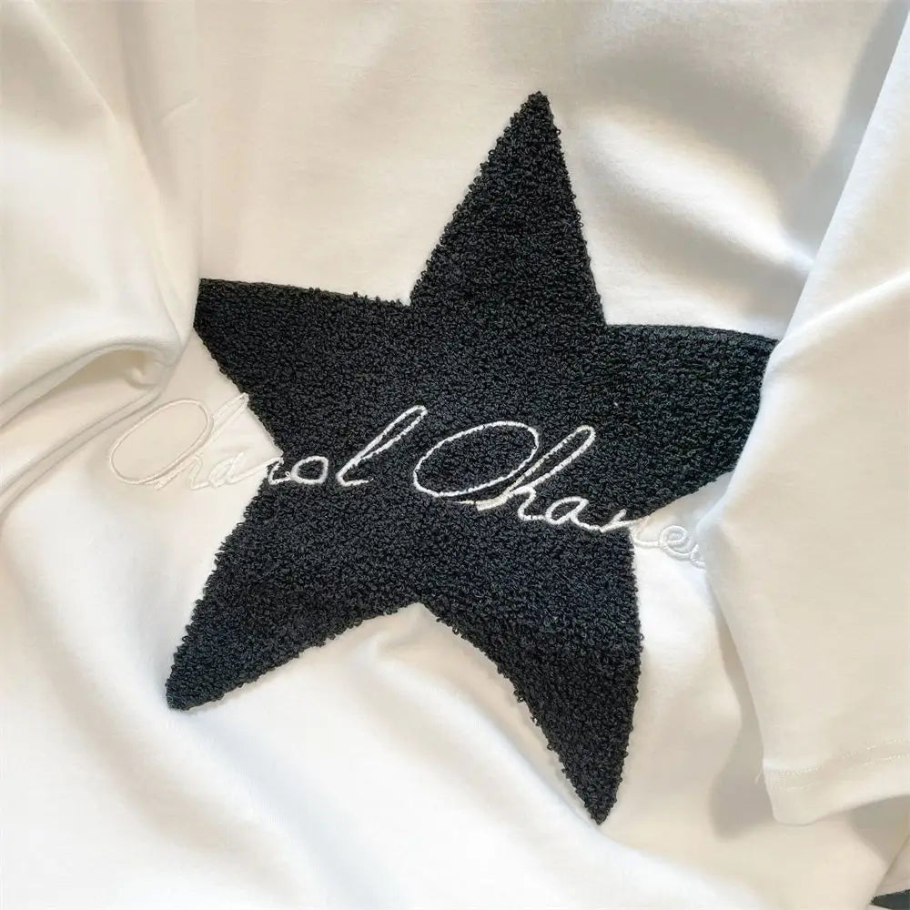 Embroidered Short-Sleeved Tee