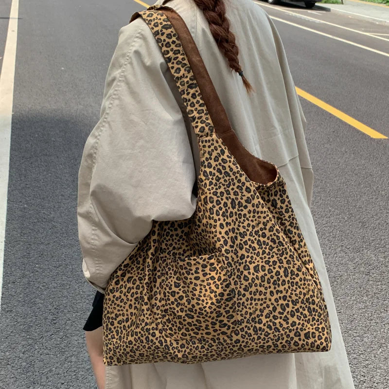 Leopard Print Shoulder Bag
