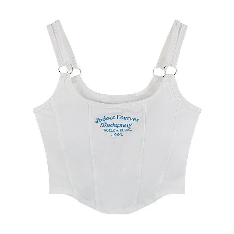 Ring Strap Ribbed Camisole