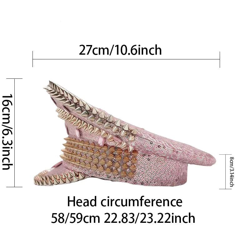 Steampunk Rhinestone Captain Hat