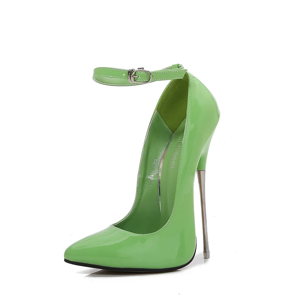 Patent Stiletto Pumps