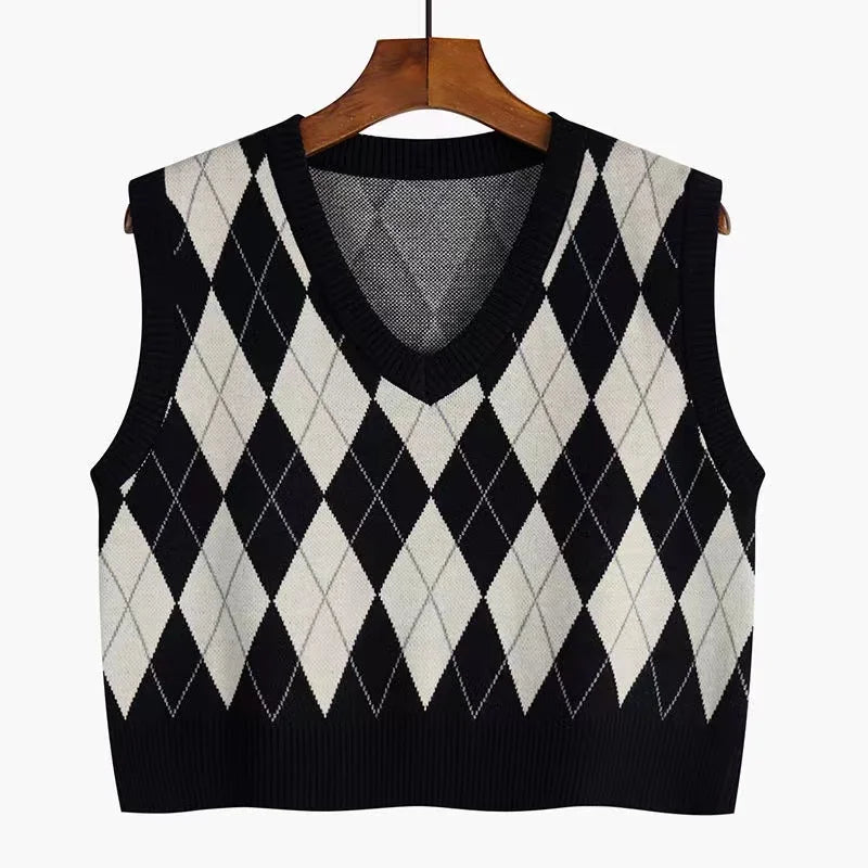 Diamond Knit Vest