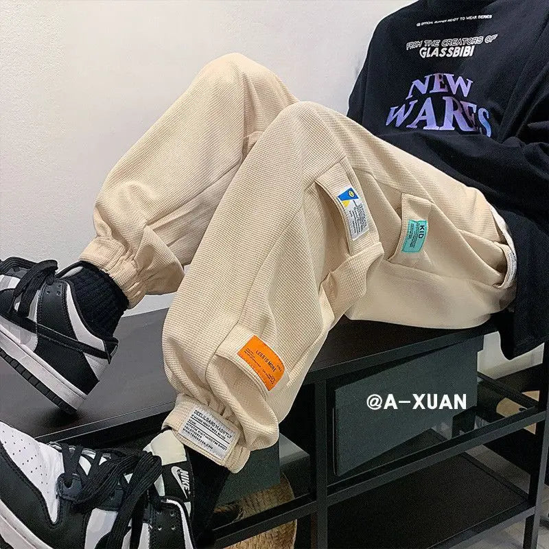 Waffle-Knit Trouser