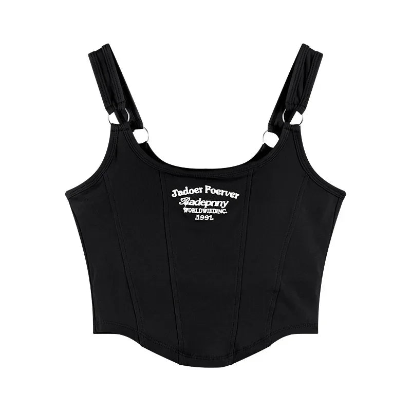 Ring Strap Ribbed Camisole