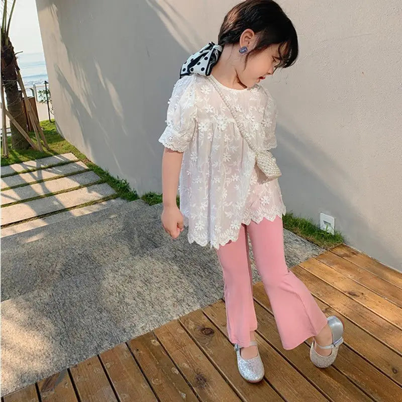 Solid Flared Pants
