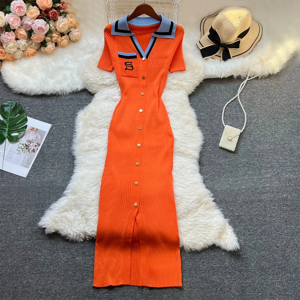 Knitted Long Dress