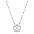Flower Necklace Bracelet Earring Set