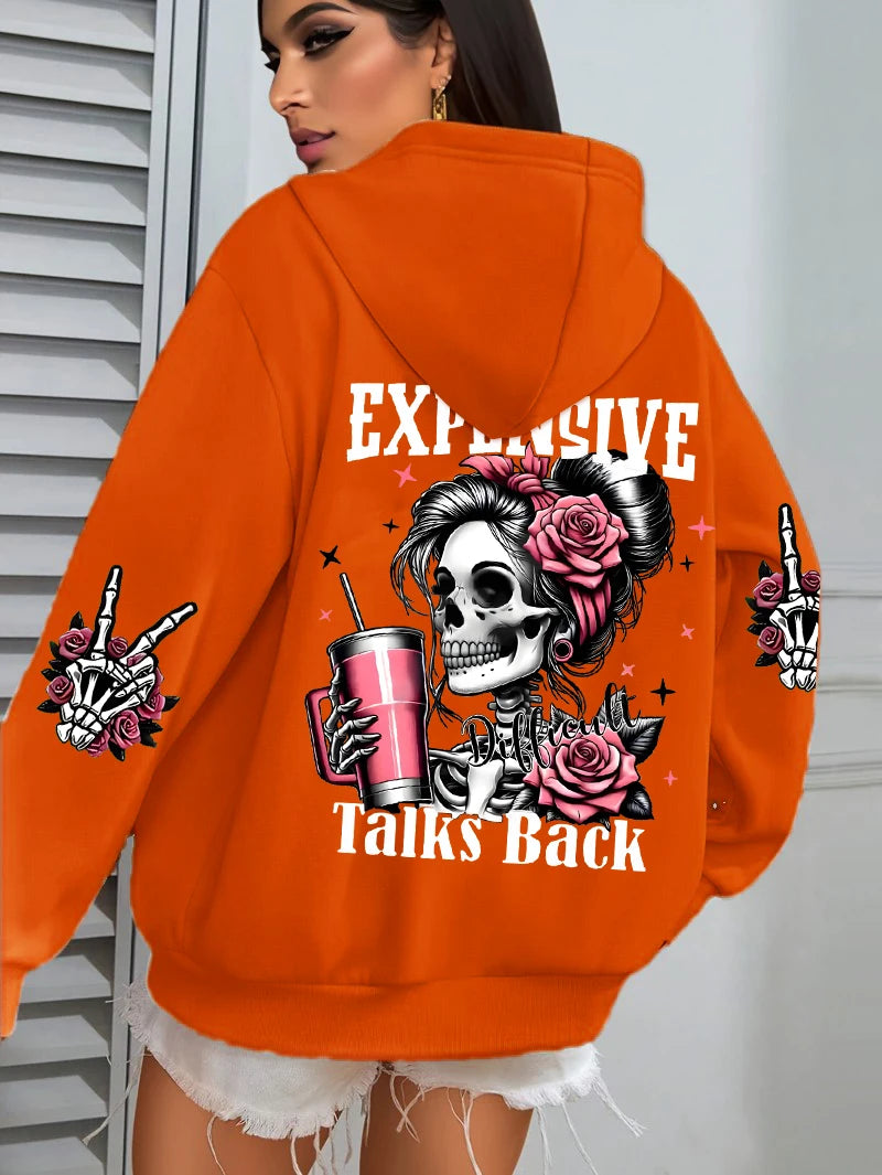 Expensive Talks Back Hoodie