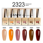 CANNI Nail Gel Polish Set Upgraded HEMA FREE Summer Nails Smooth Texture Ultra Gloss Top Coat Pigmented Gel Soak off UV LED Gel