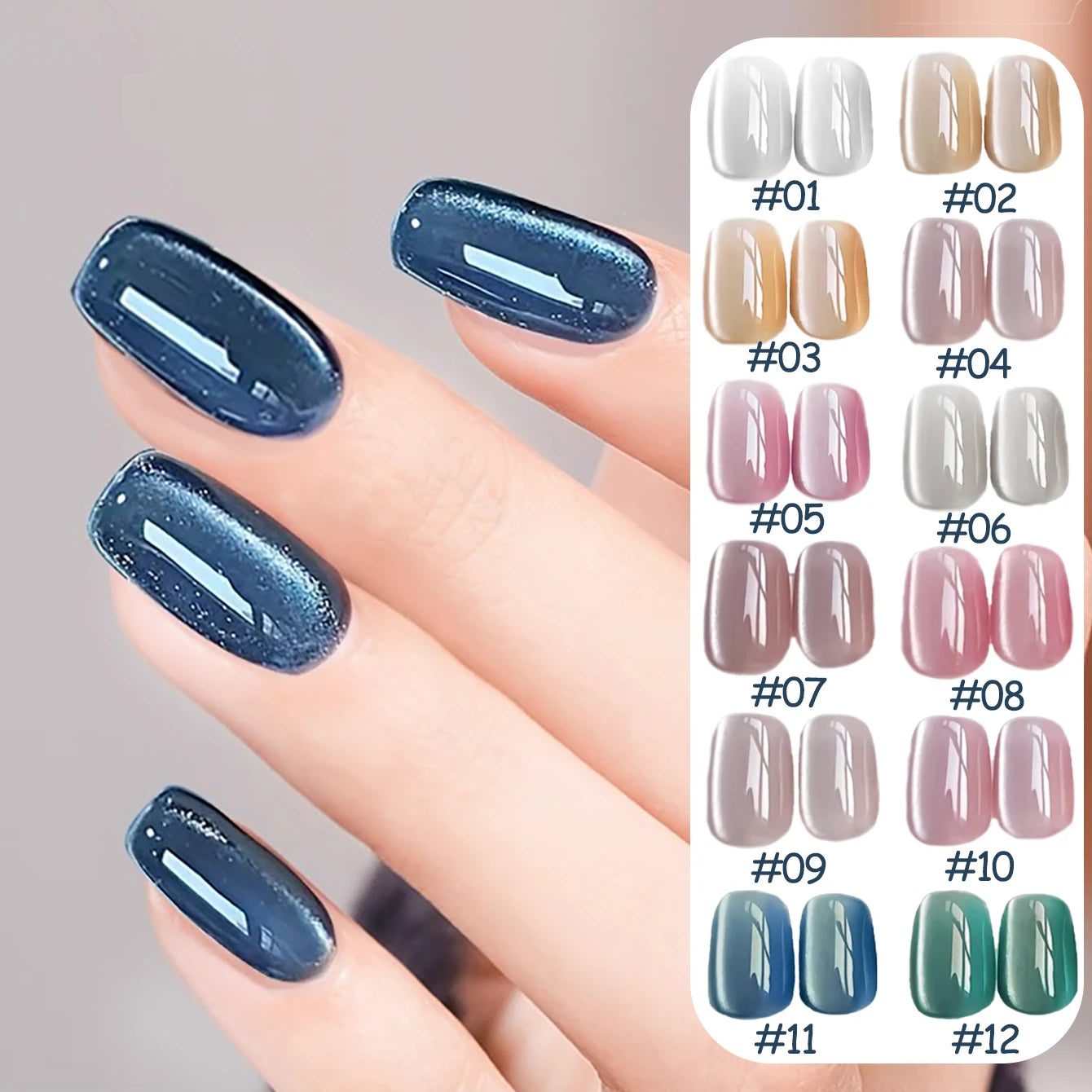 Cat Eye Gel Nail Polish