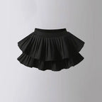 Pleated Layered Skirt