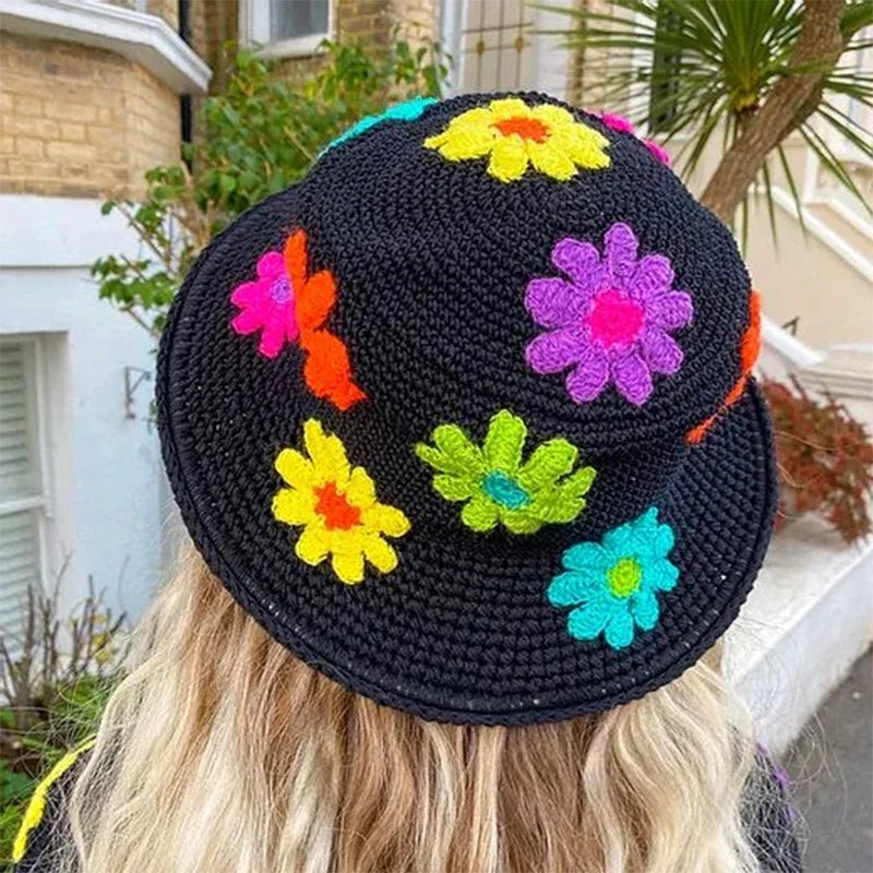 Hollow Knitted Fisherman Hat