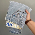 Embroidered Slim Fit Jeans