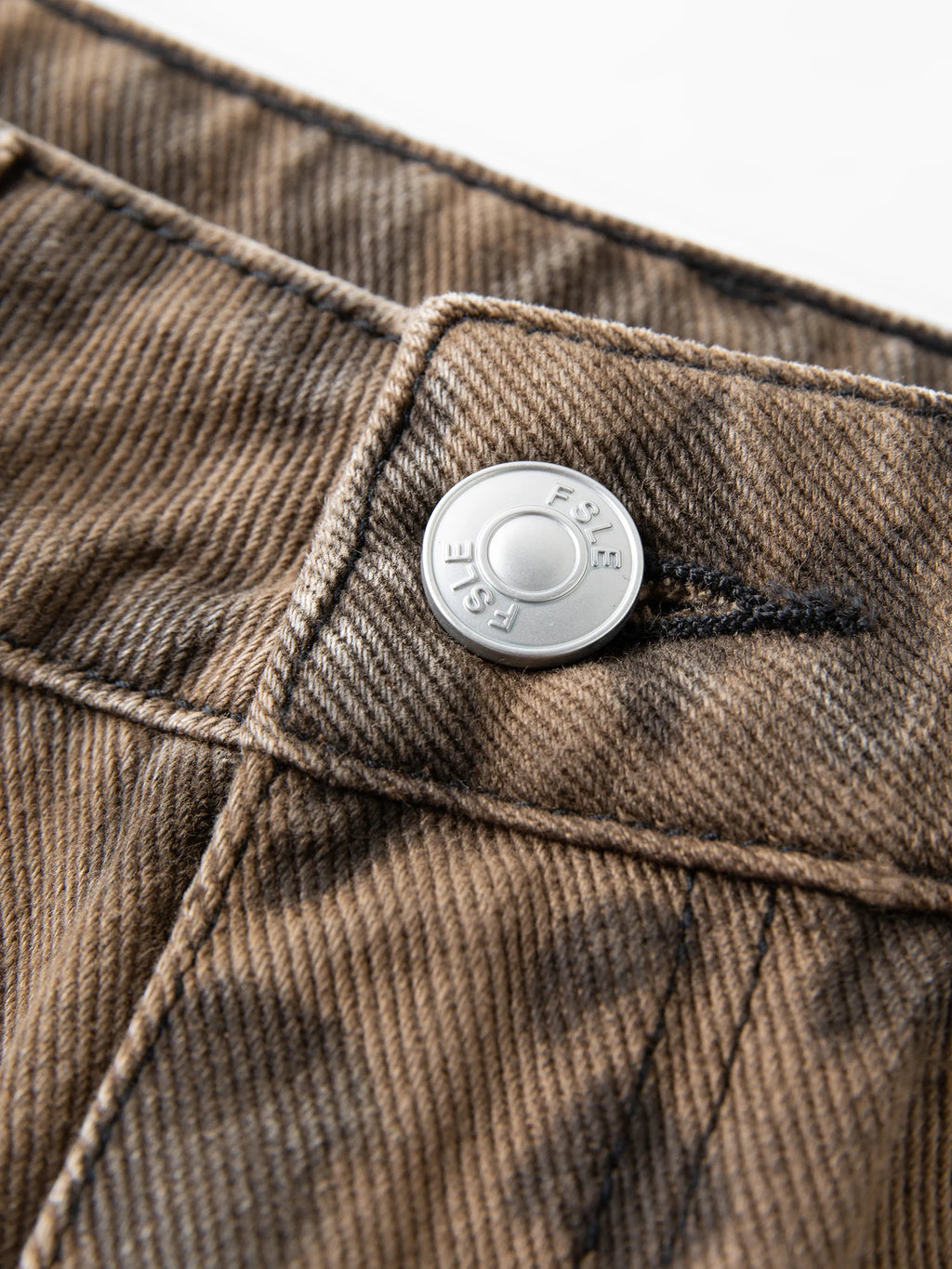 Brown Straight Leg Pants