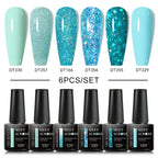 6Pcs Gel Nail Polish Set