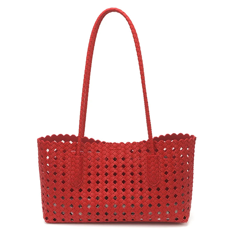 Straw Woven Tote Bag