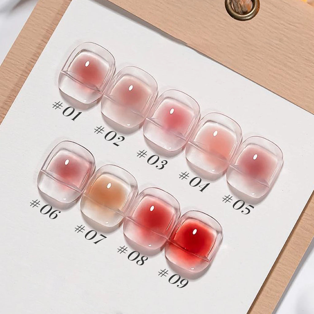 10ML 1-9pcs Blush Jelly Gel Nail Polish