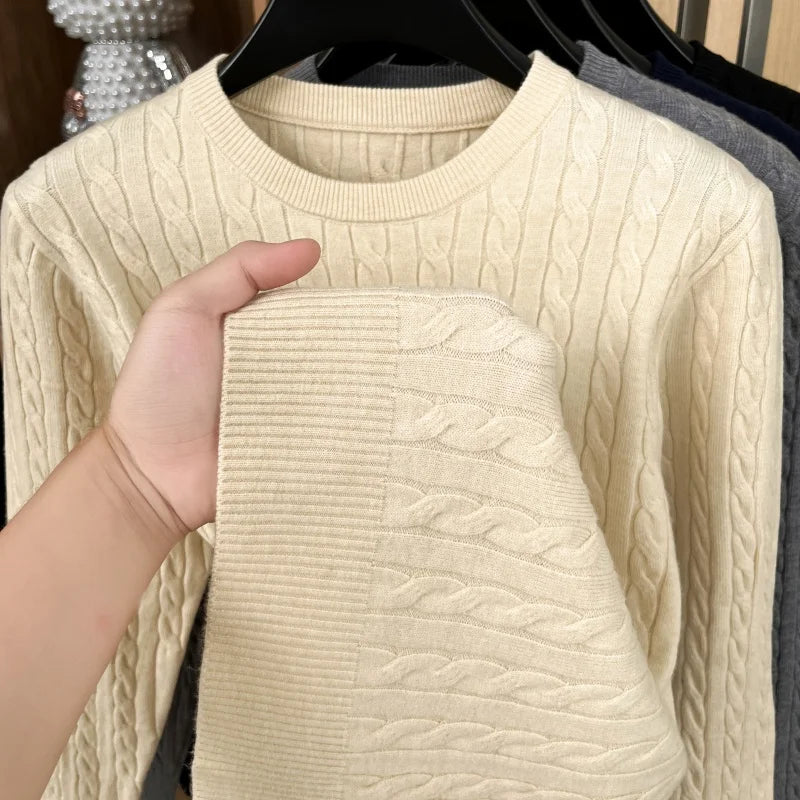 Long-Sleeved Knit Sweater