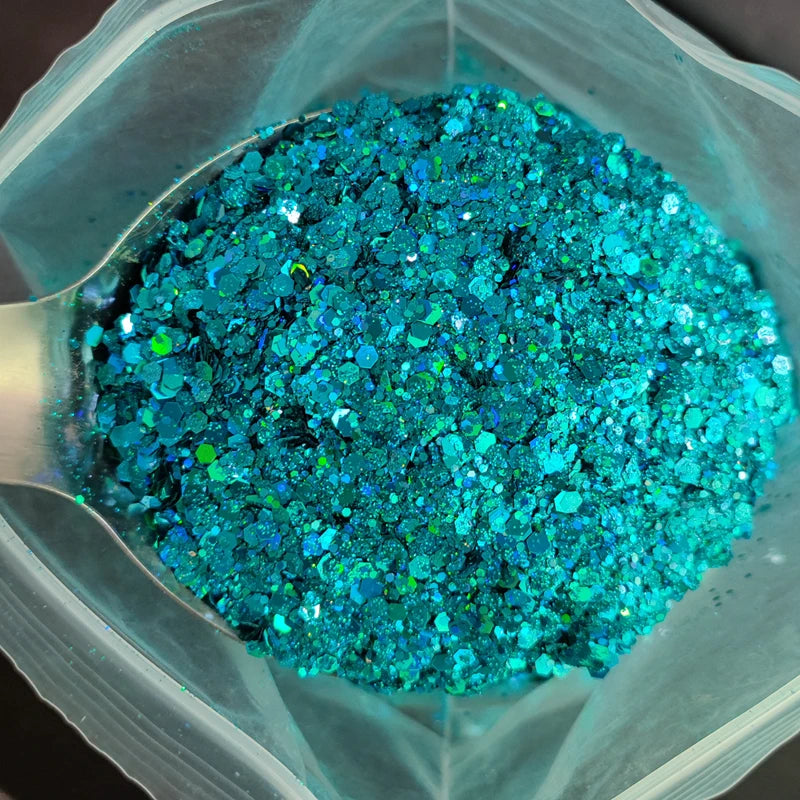 1KG Wholesale Mixed Size Holographic Nails Sequins Manicure Glitter Flakes Paillettes Nail Art Decorations Body/Face Glitter
