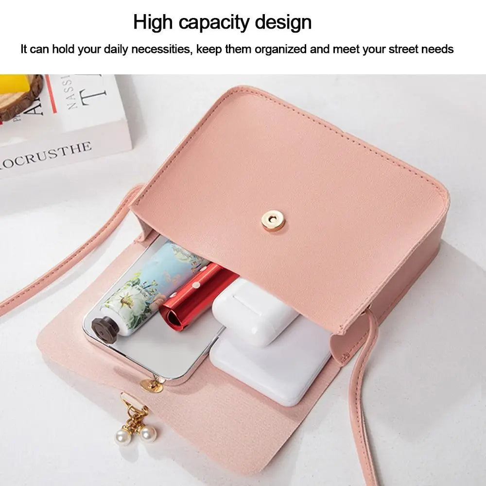 Pearl Accent Mini Crossbody Bag