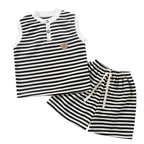 Sleeveless Tee And Shorts Set