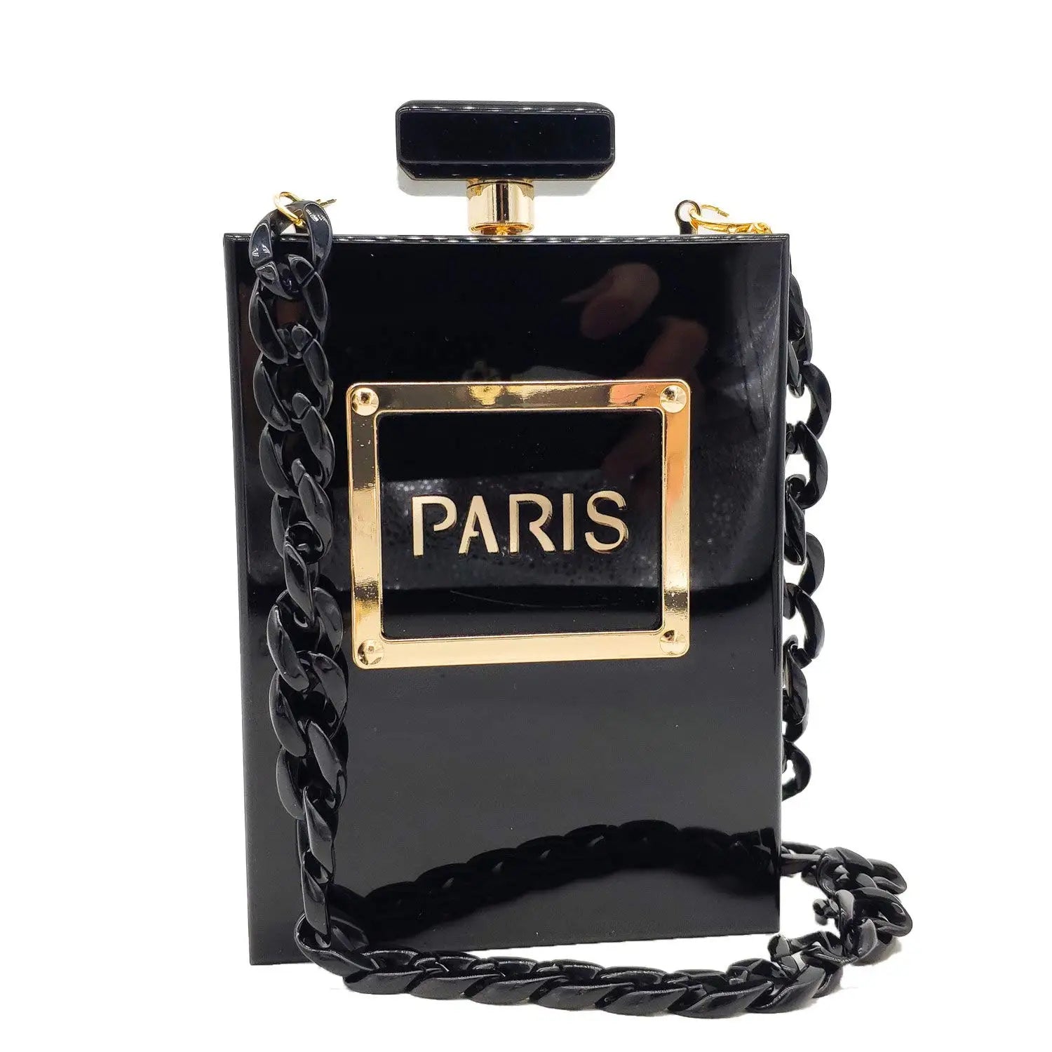Acrylic Paris Perfume Shaped Bag