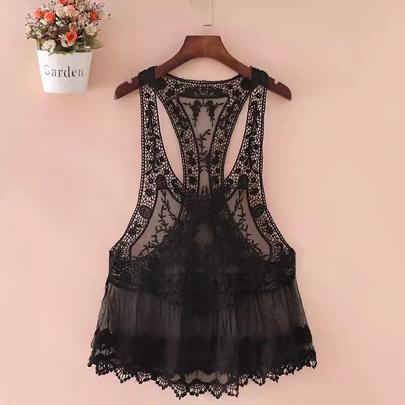 Crochet Lace Racerback