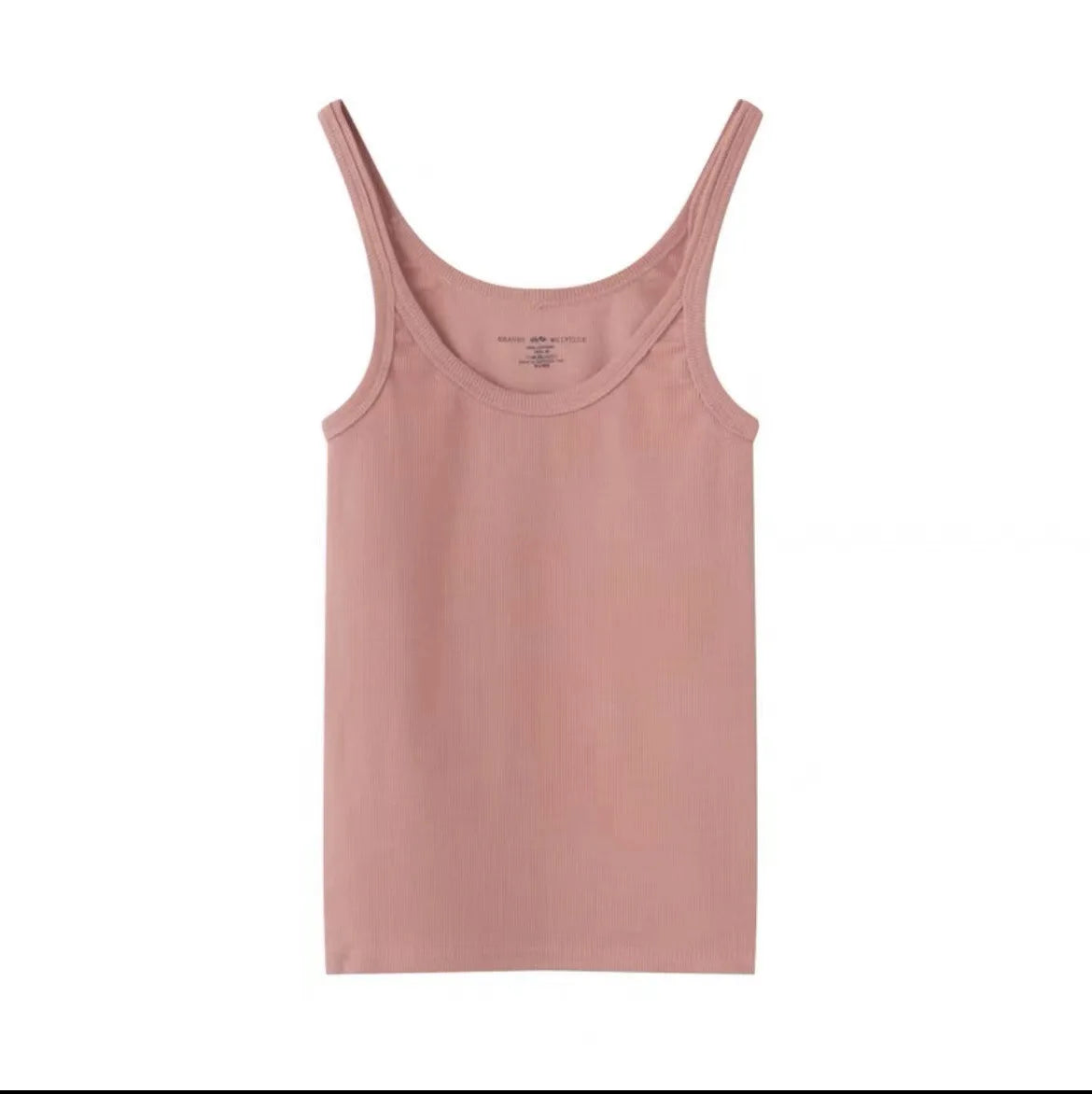 Simple Basic Ribbed Tank Top