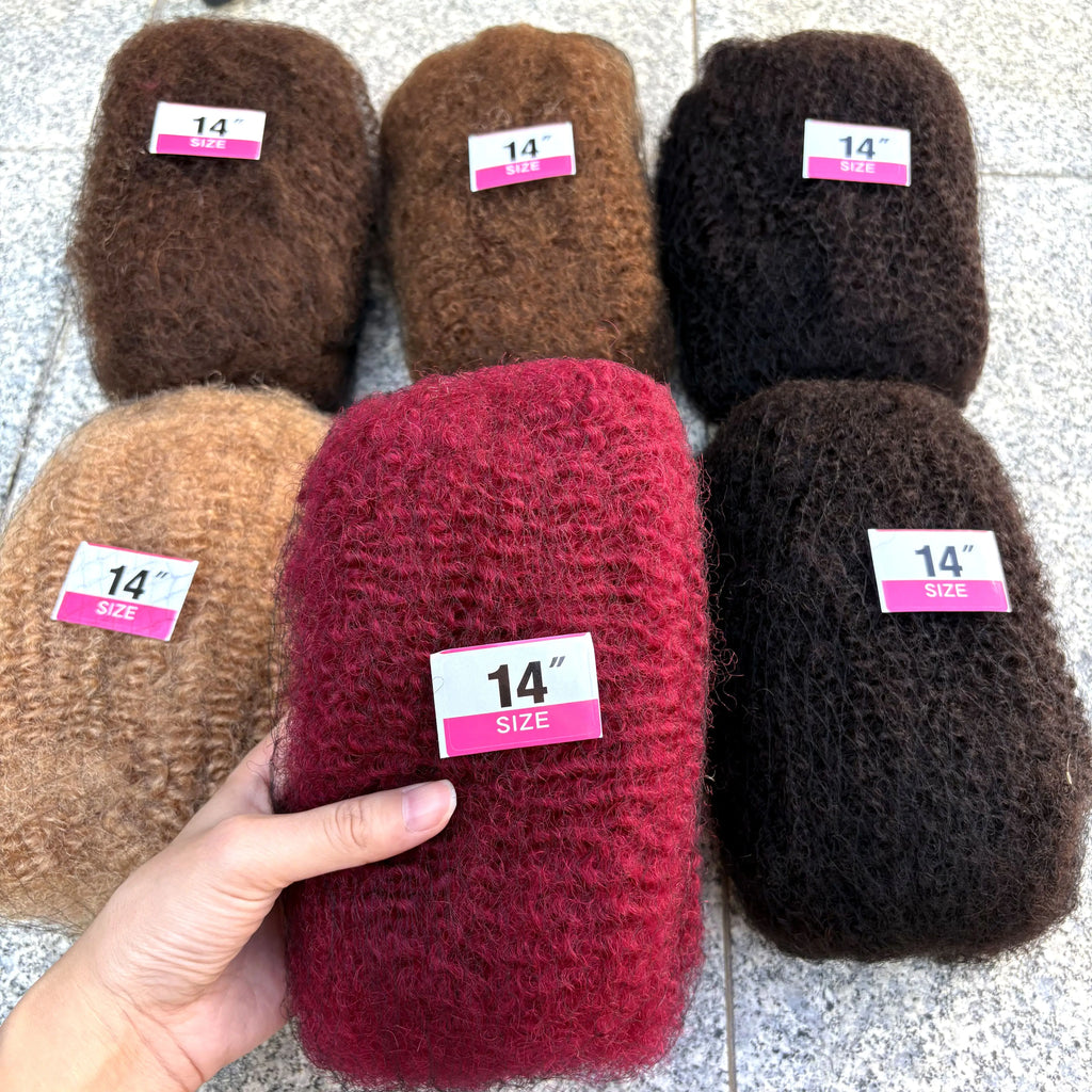 30g/Pack 10-18In 4C Afro Kinky Human Hair