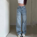 Straight Denim Pants