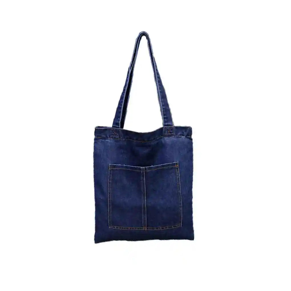 Canvas Denim Shoulder Bag