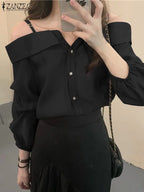 ZANZEA Off Shoulder Blouse