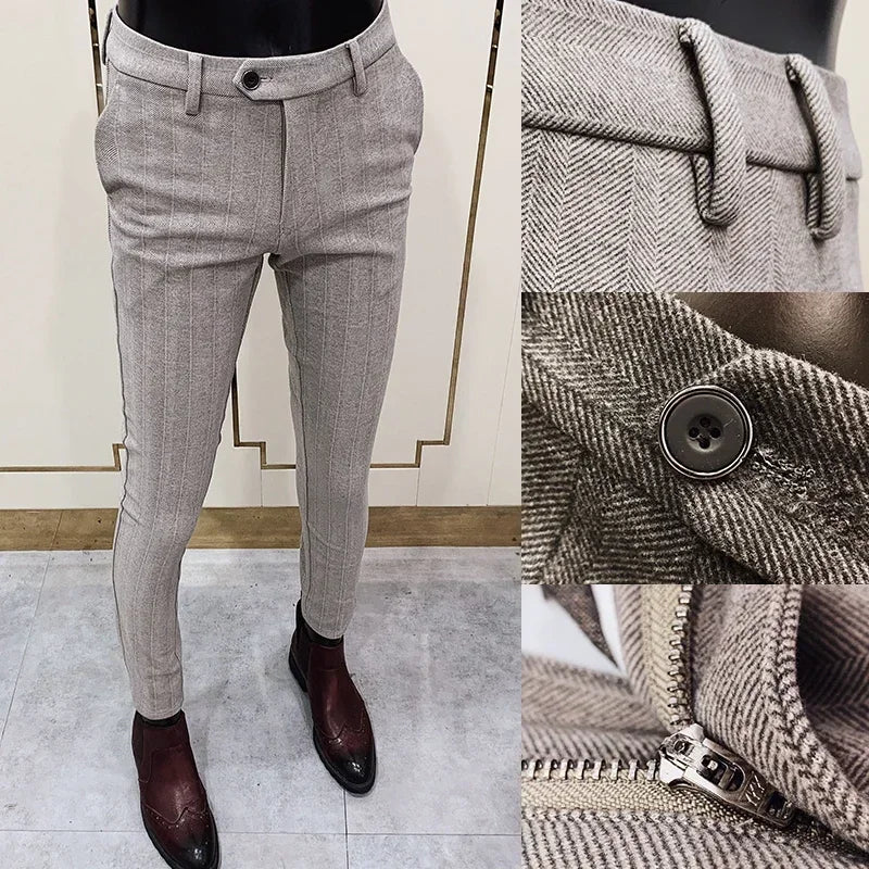 Slim Fit Corduroy Trousers