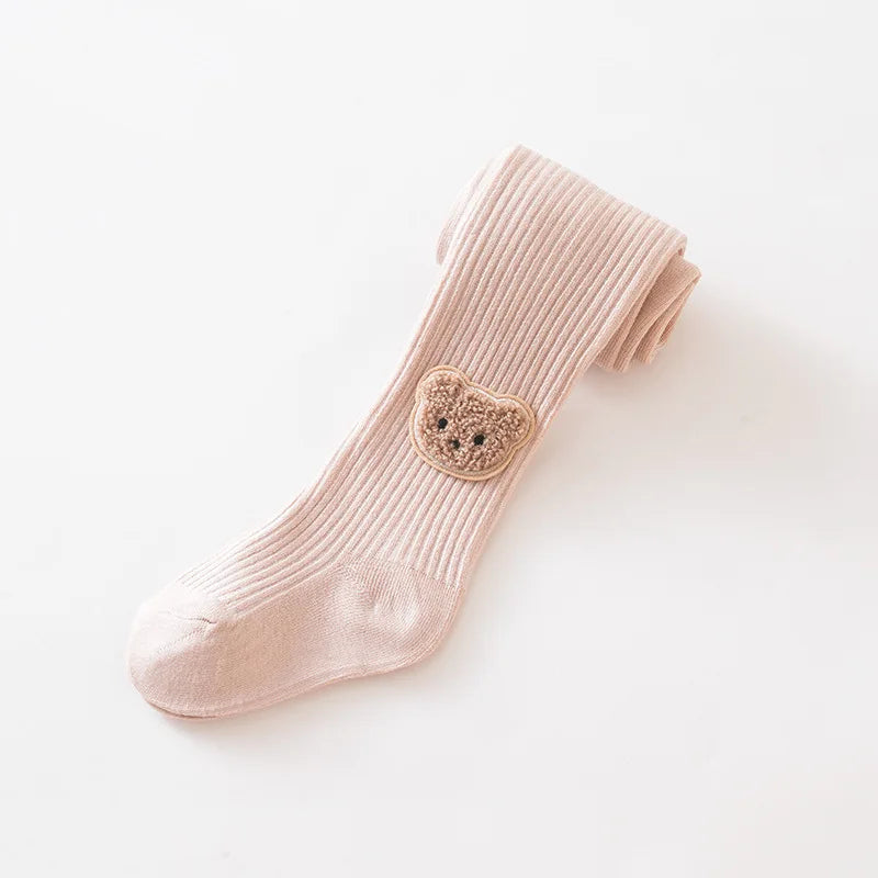 Little Bear Cub Ribbed Tights