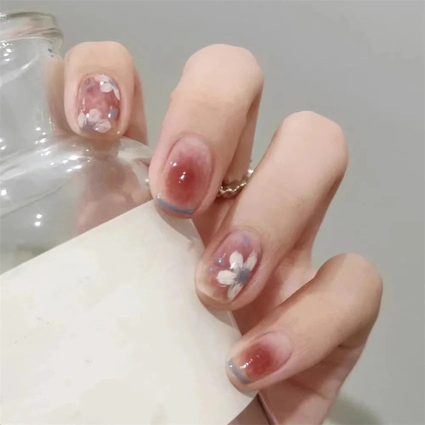 24pcs Professional Ultra-thin Finished Fake Nails