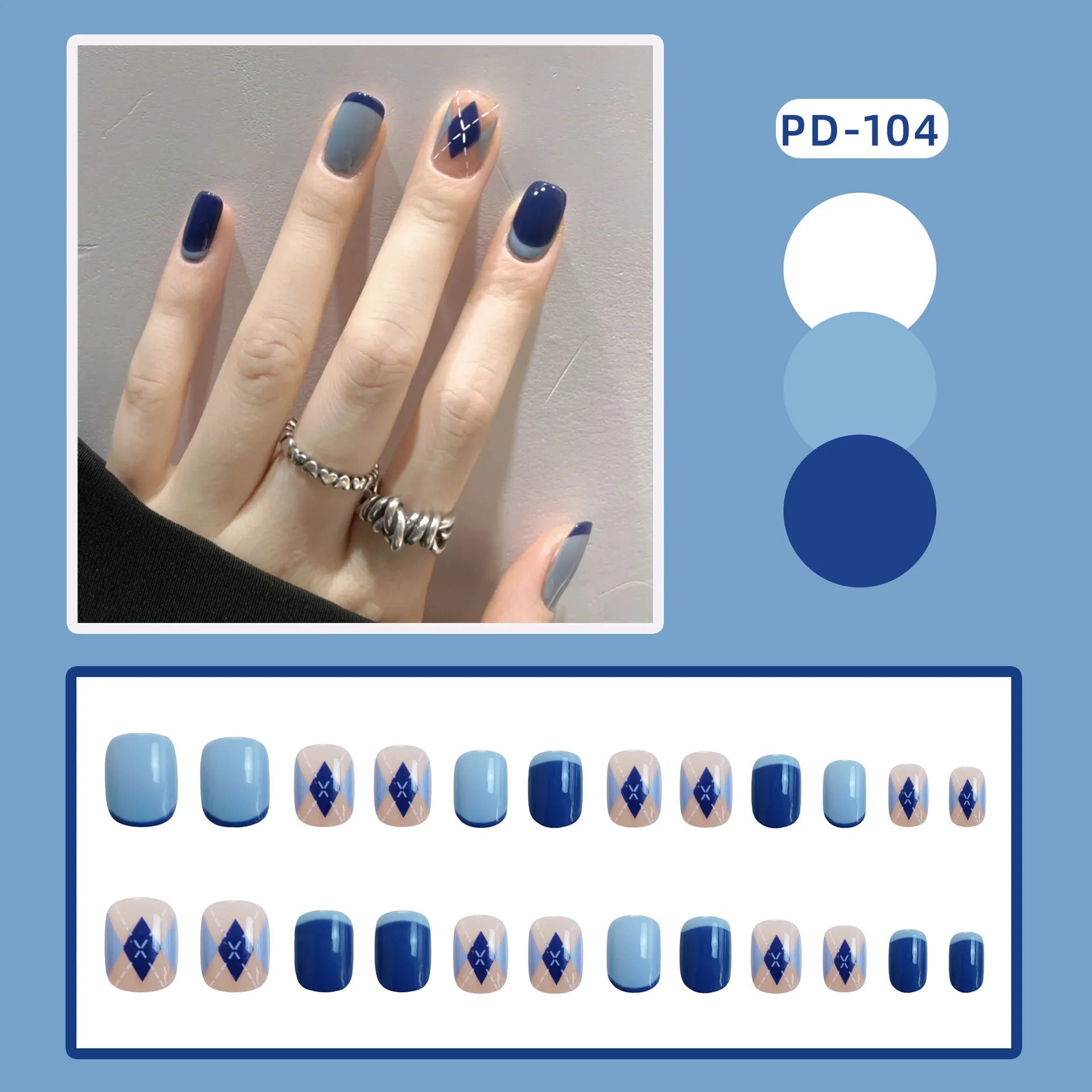 24pcs Fake Nails