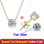 1-3ct Moissanite Diamond Jewelry Set