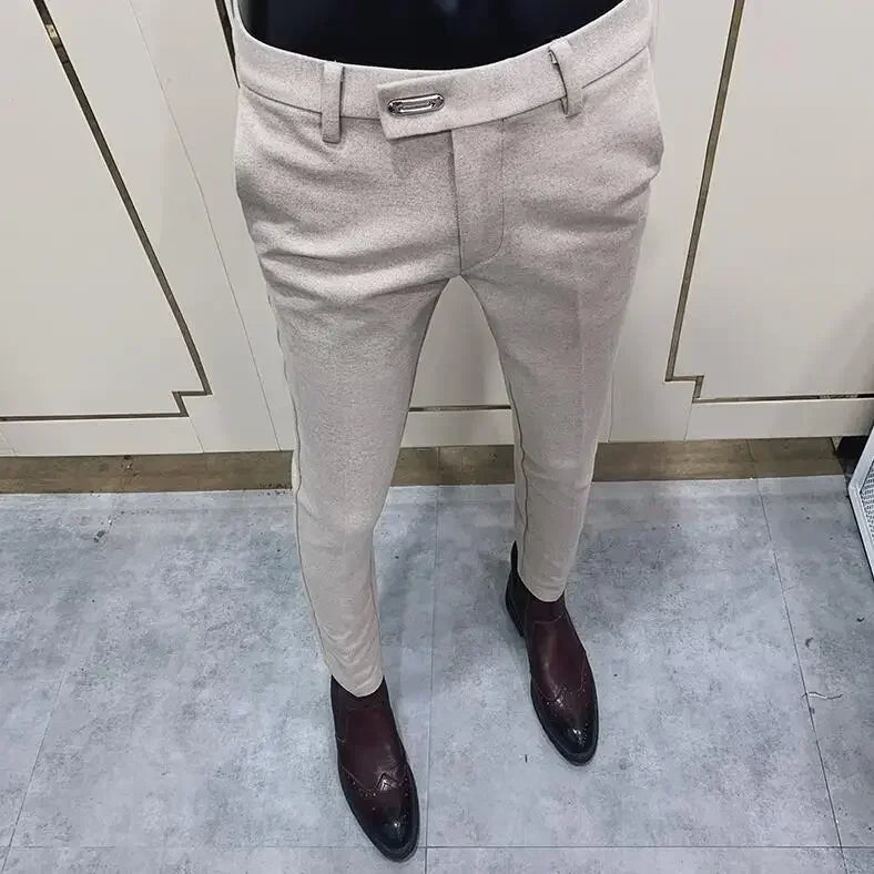 Slim Fit Corduroy Trousers