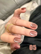 12ml 1-21pcs Brown Gold Cat Eye Gel Nail Polish