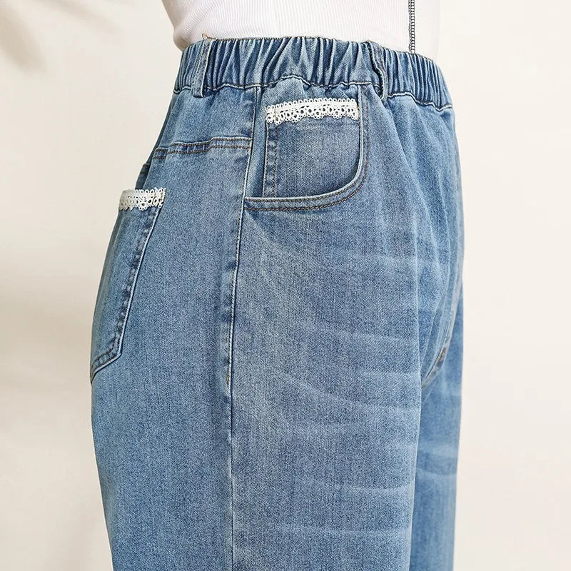 Loose Straight Wide Leg Jeans