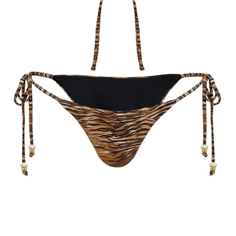 Tiger Print Bikini