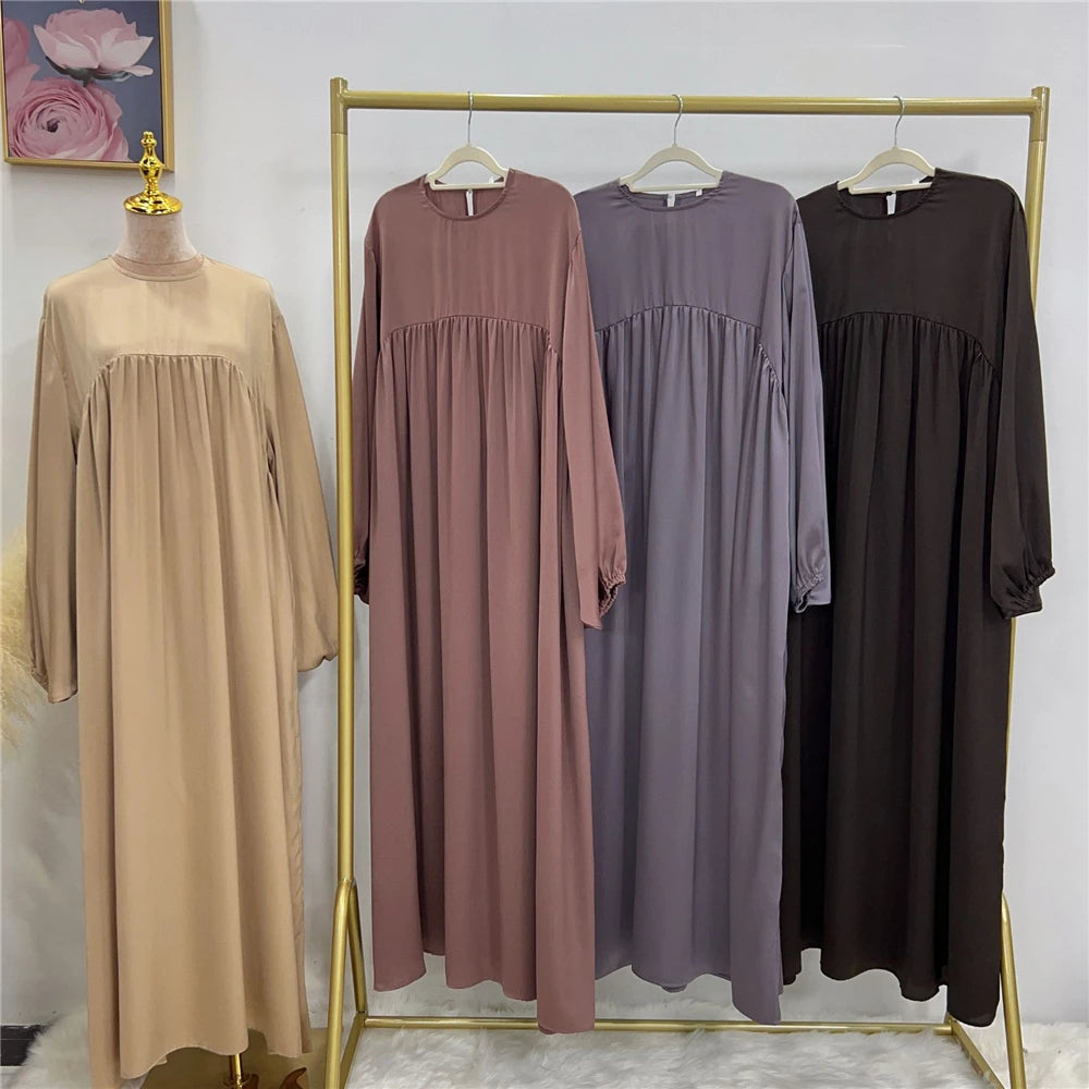 Kaftan Women Abayas Muslim Modest Prayer Loose Long Maxi Dress Turkey Khimar Eid Dubai Islamic Robe Arab Ramadan Jalabiya Caftan
