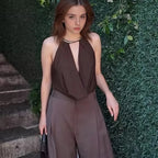 Sculpted Neckline Bodysuit