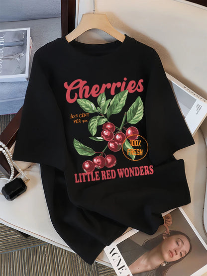 チェリー100%フレッシュ リトルレッドワンダーズTシャツ