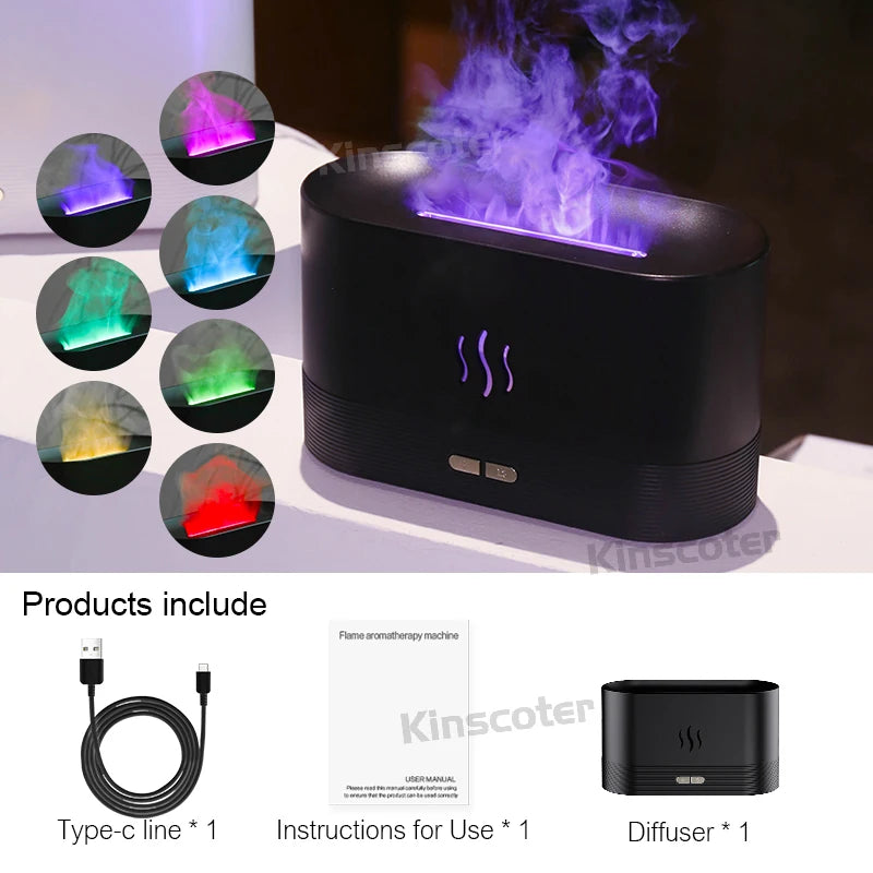 Colorful Flame Humidifier
