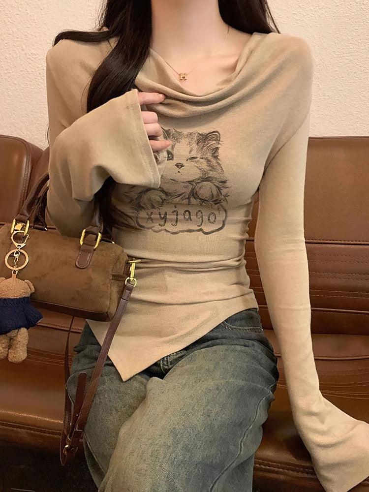 Cat Long Sleeve T-Shirt