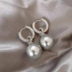 925 Sterling Silver Elegant Cubic Zirconia Drop Earrings