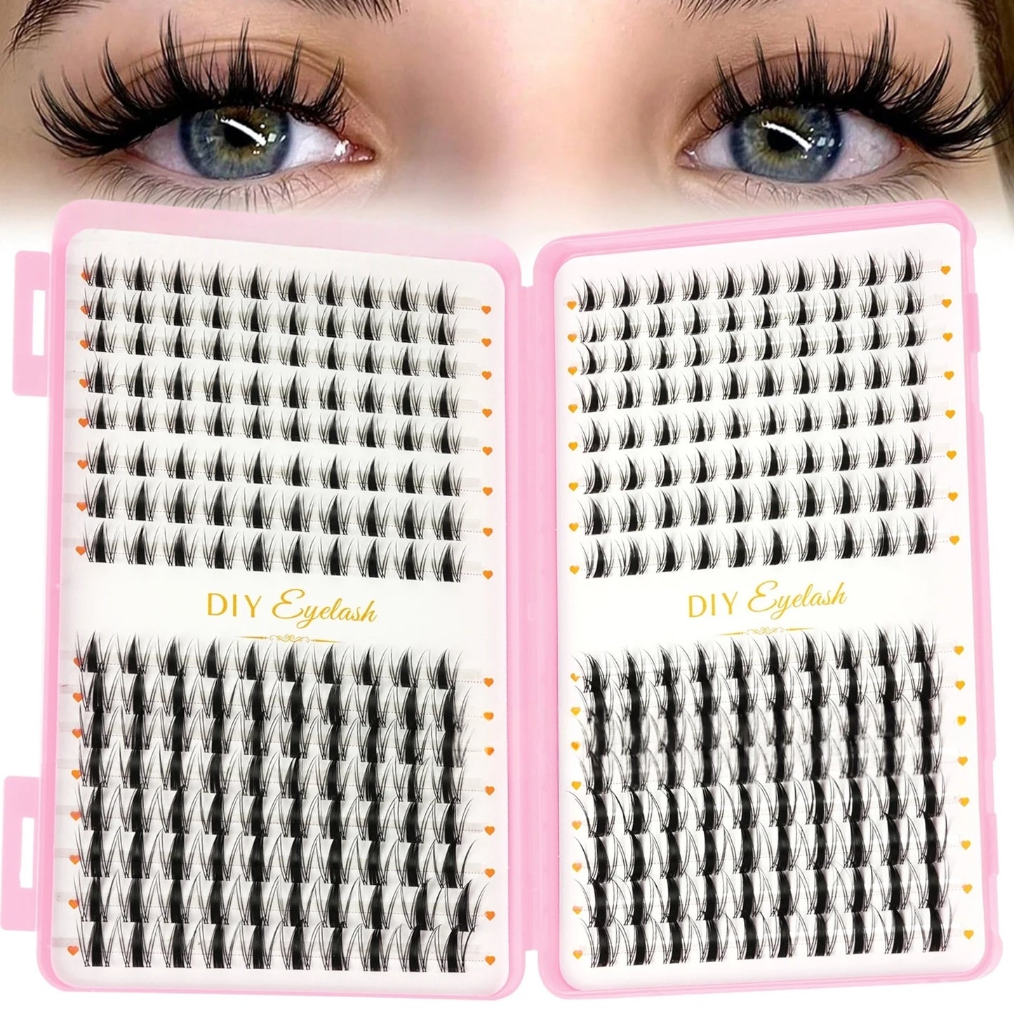 32 Rows Cartoon Eyelashes, Includes Various Styles Such As Cartoon, Anime Natural Style Eyelashes, Fairy Style , Suitable For Be