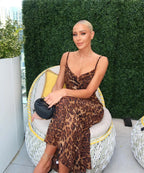 Leopard Sheer Beach Dress