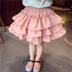 Pleated Layered Skirt